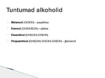Alkoholi lagunemine organismis #3
