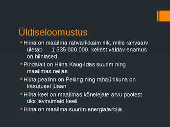 Tänapäeva Hiina #2