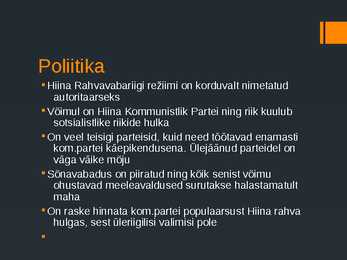 Tänapäeva Hiina #4
