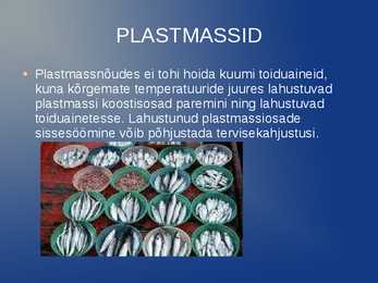 Plastid e-Plastmassid Powerpoint esitlus Gümnaasiumile #3