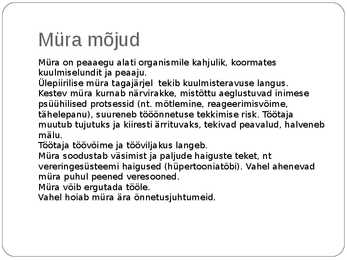 Optometristi füüsikalised ohutegurid #5