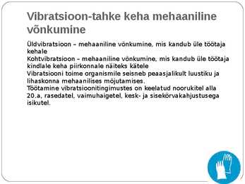 Optometristi füüsikalised ohutegurid #7