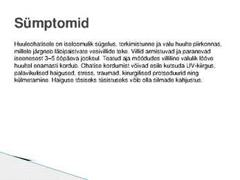 Herpes ehk ohatis #6