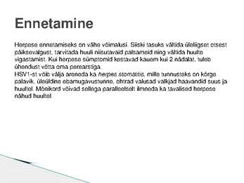 Herpes ehk ohatis #7
