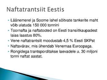 Eesti ja naftareostuse oht Läänemerel #11