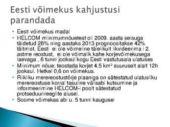 Eesti ja naftareostuse oht Läänemerel #15