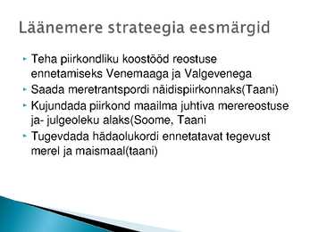 Eesti ja naftareostuse oht Läänemerel #17