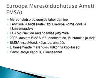 Eesti ja naftareostuse oht Läänemerel #19