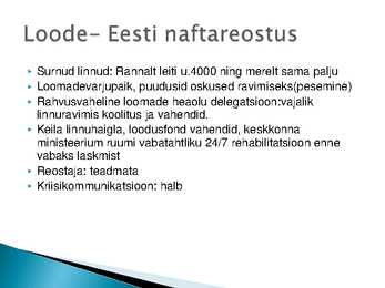 Eesti ja naftareostuse oht Läänemerel #20