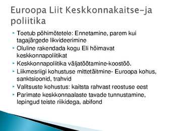 Eesti ja naftareostuse oht Läänemerel #3