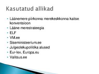 Eesti ja naftareostuse oht Läänemerel #23