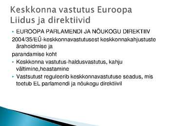 Eesti ja naftareostuse oht Läänemerel #5