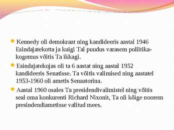John Fitzgerald Kennedy elulugu #3