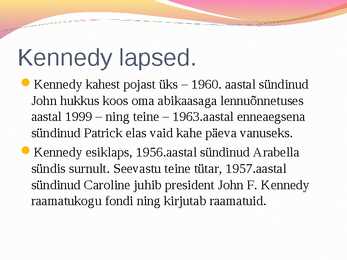 John Fitzgerald Kennedy elulugu #5