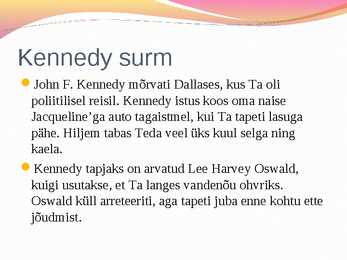 John Fitzgerald Kennedy elulugu #6
