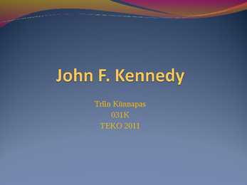 John Fitzgerald Kennedy elulugu