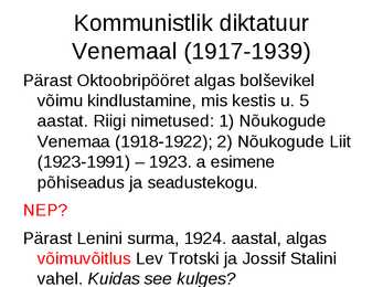 Slideshow Maailm esimese maailmasõja järel #20