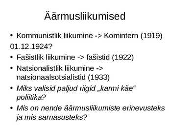 Slideshow Maailm esimese maailmasõja järel #4