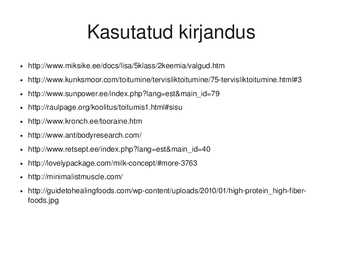 Valkude ehitus-ülesanded #8