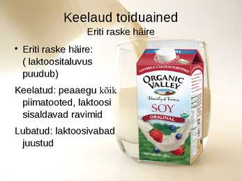 Piimaallergia ja laktoositalumatus #11