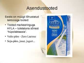 Piimaallergia ja laktoositalumatus #12