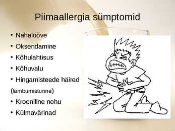 Piimaallergia ja laktoositalumatus #4