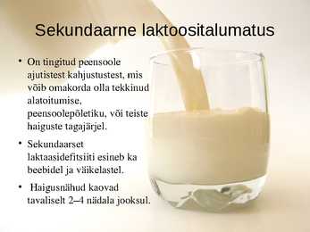 Piimaallergia ja laktoositalumatus #8