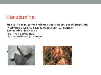 Esitlus leelis- ja leelismuldmetallide kohta #10