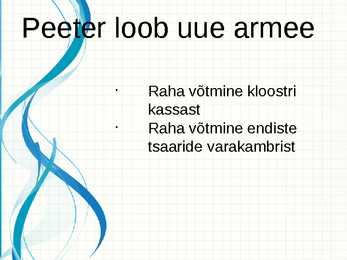 Peeter I-Suur-Power point #4