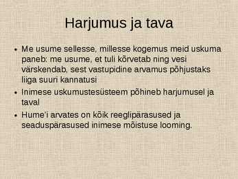 David Hume elu ja isik #10