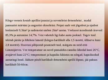 Peipsi järve koosluse esitlus #7