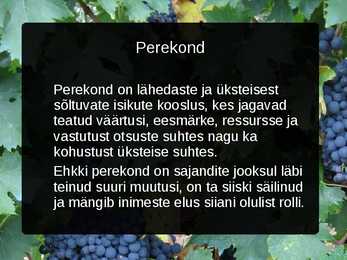 Perekonna ülesanded #2
