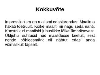 Kunstiajalugu-Impressionism-Powerpoint #17