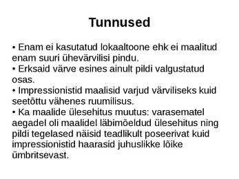 Kunstiajalugu-Impressionism-Powerpoint #4