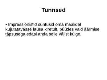 Kunstiajalugu-Impressionism-Powerpoint #5