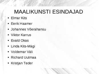 Kunstiajalugu-Eesti kunst 1940 - 1955-Powerpoint #5