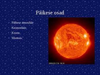 Päikese osad-üldiseloomustus #4