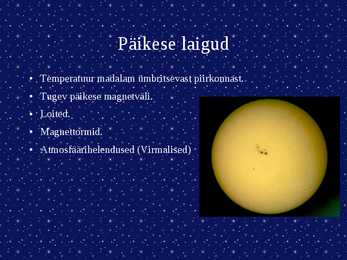 Päikese osad-üldiseloomustus #5