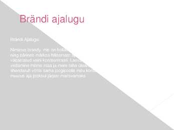 Brändi #4