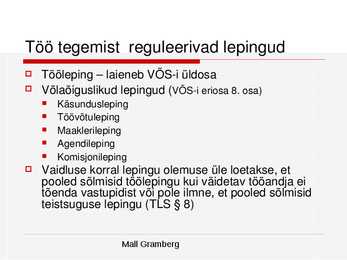 Tööõigused #11