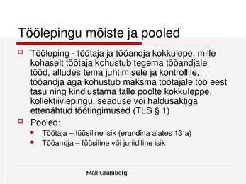 Tööõigused #12