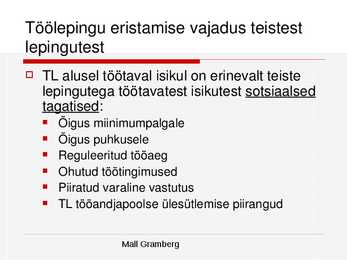 Tööõigused #13