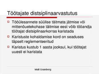 Tööõigused #21