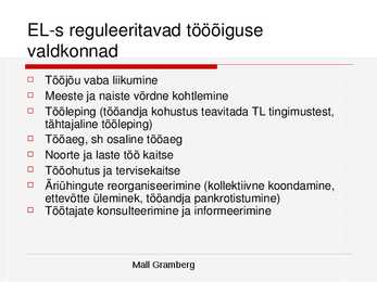 Tööõigused #4