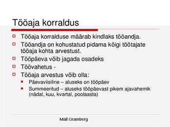 Tööõigused #32