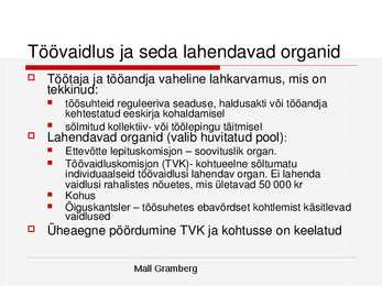Tööõigused #51