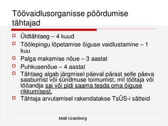 Tööõigused #52