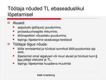 Tööõigused #53