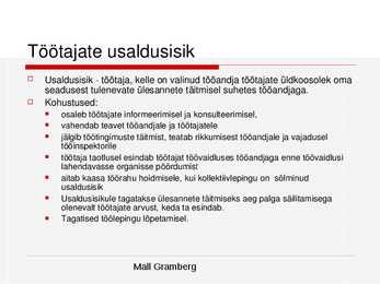 Tööõigused #57