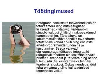 Fotograafi karjäär #3